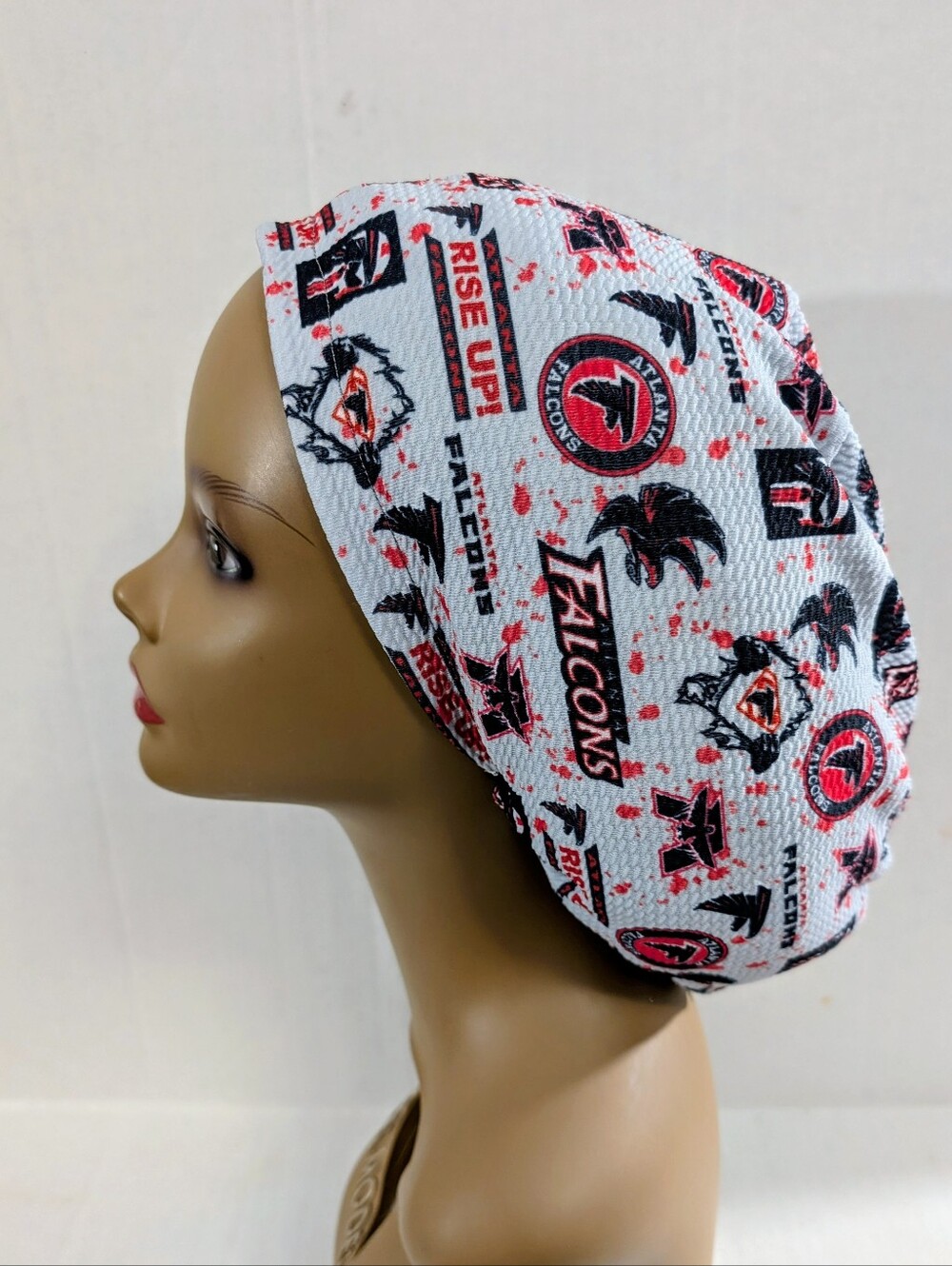 Atlanta, Falcons, Euro Style Scrub Cap, Scrub Cap, Chemo Hat